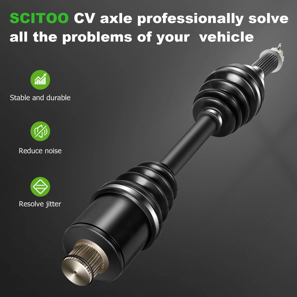 Set of 2 CV Axle Drive Shafts for Polaris Sportsman 500 4x4 (2003–2005)