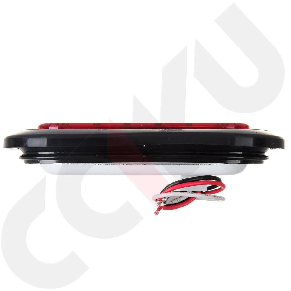 2X 5''x3'' Red Rectangle LED Stop/Turn/Tail Light Kits for Trucks