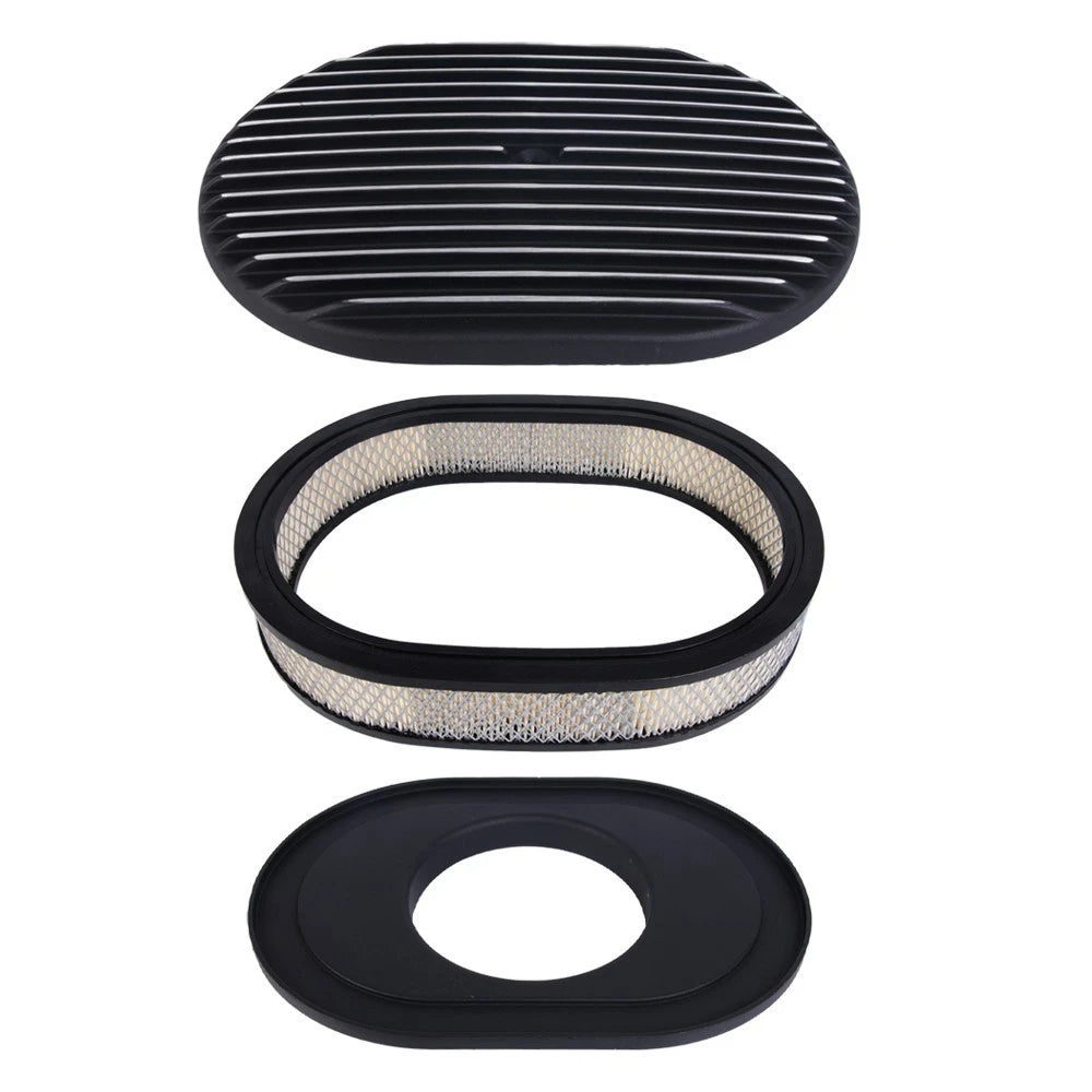 12" Full Finned Air Cleaner for 4-Barrel Carburetor
