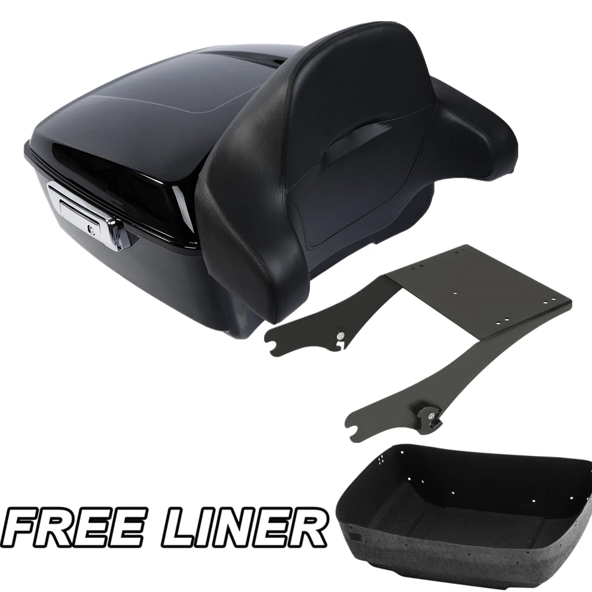 Trunk Mount Pad Rack for Harley Touring Street Glide (1997–2008)