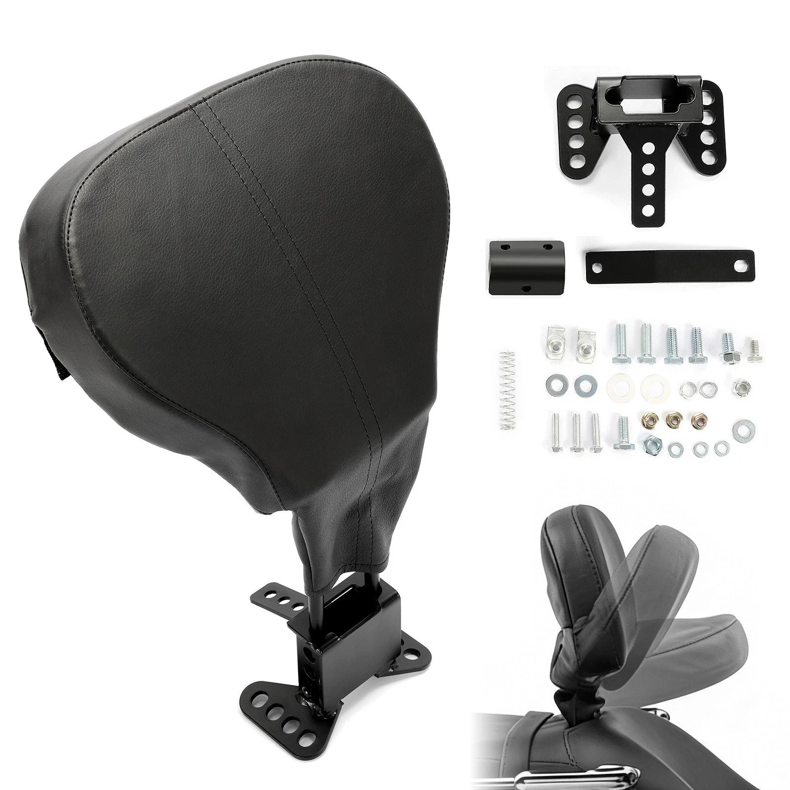 Adjustable Rider Backrest for Harley Touring Electra Street Glide (1988–2023)