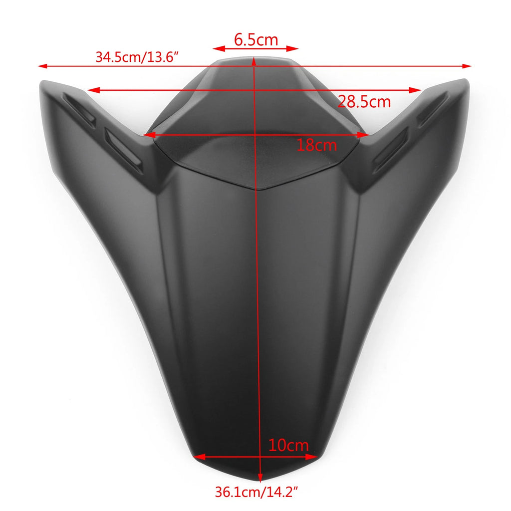 ABS Rear Seat Fairing Cover for Kawasaki Z900 Z ABS (2017–2024) MBLK