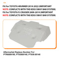 Aluminum Front Skid Plate for Toyota 4Runner (2014–2022), FJ Cruiser (2009–2014)