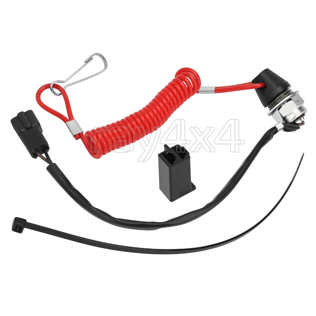 Pro Series 12V Tether Kill Run Switch for Polaris Snowmobiles (1999–2022)