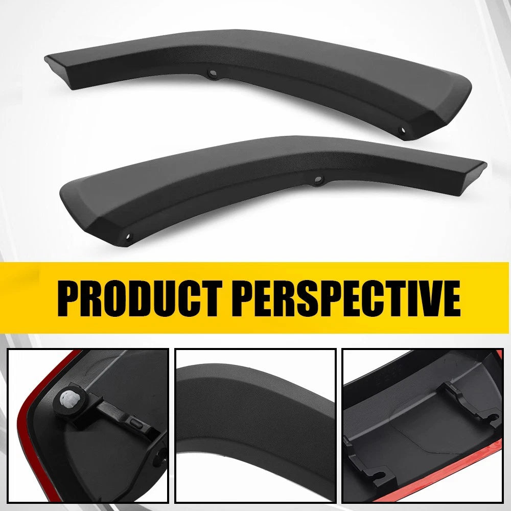 Set of 2 Rear Door Flare Trim Molding for Toyota RAV4 (2019–2024)