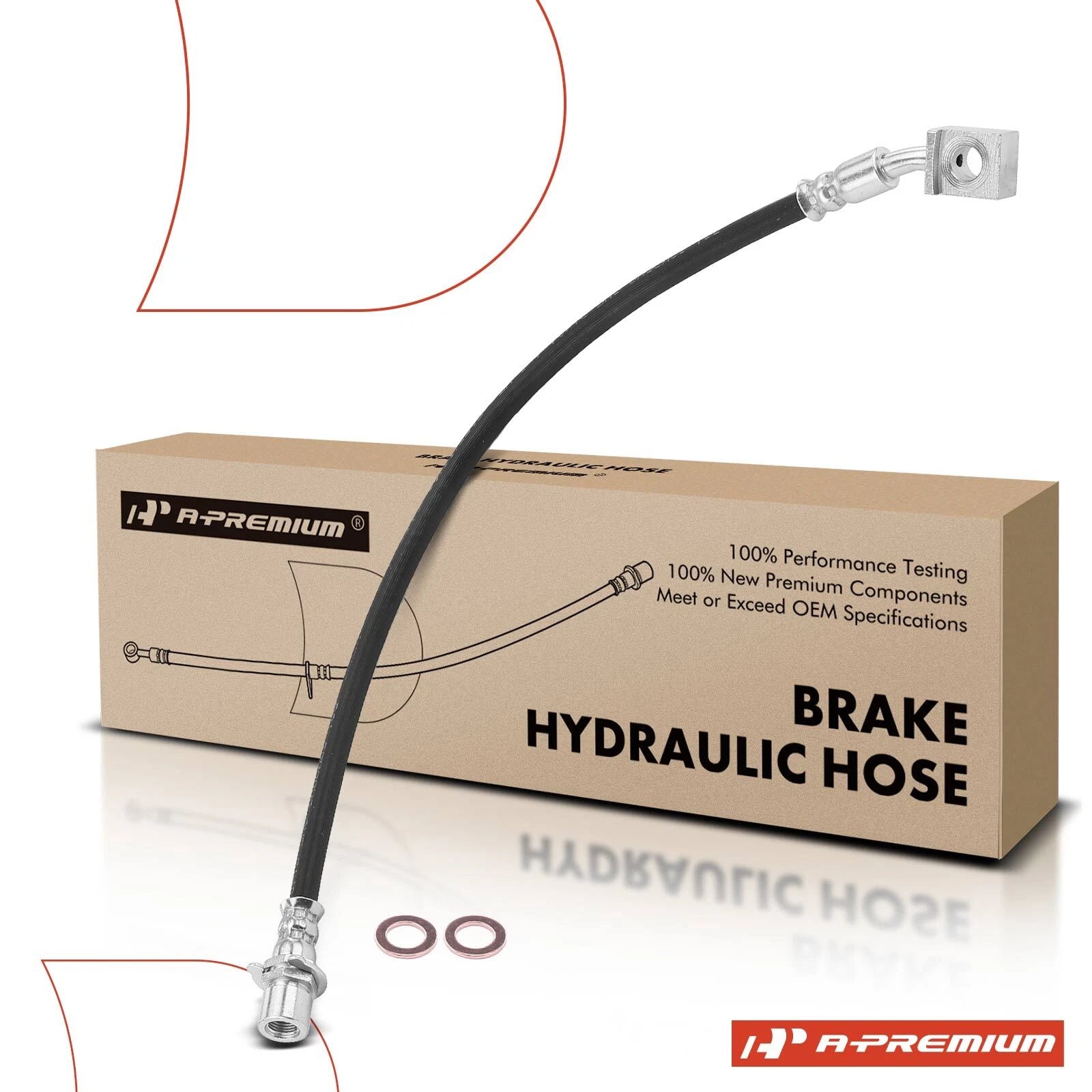 Rear Right Brake Hydraulic Hose for Chevrolet Silverado 1500 (2007–2017)