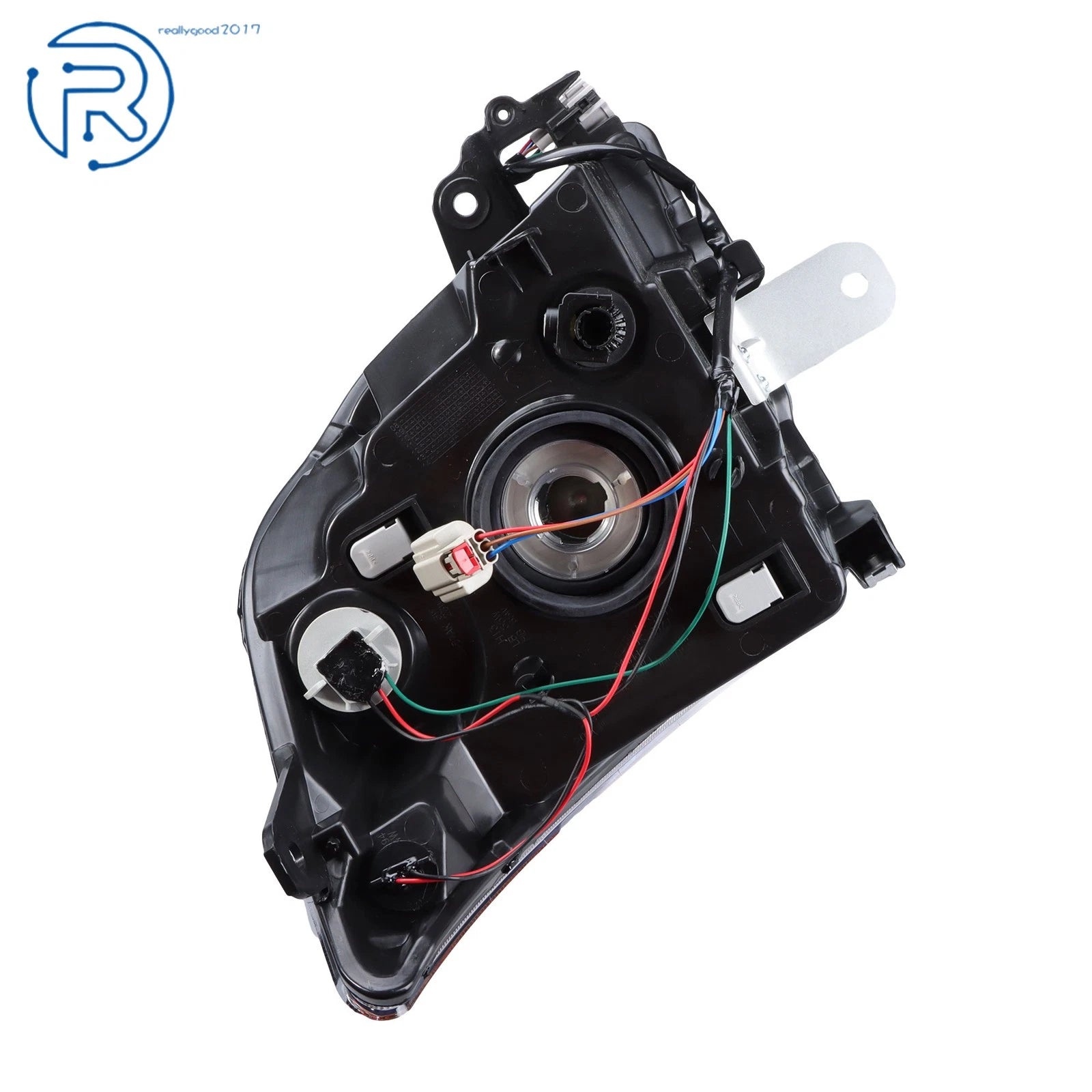 Left Side Headlight for Nissan Sentra (2010-2012) Black Housing Halogen