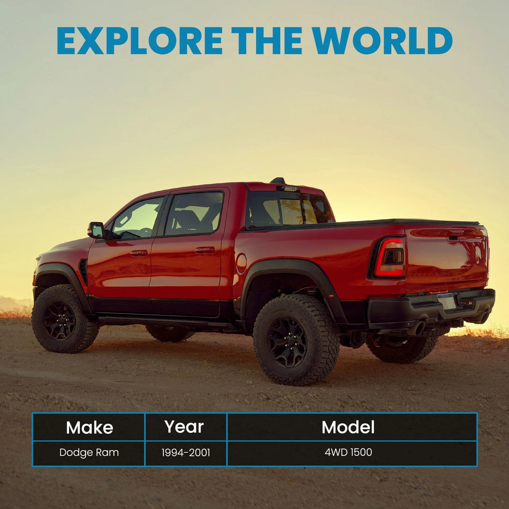 2.5" Suspension Lift Kit with Shocks & Coil Spacers for Dodge Ram 1500 (1994–2001)