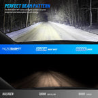 2X 9005 HB3 LED Headlight Bulbs for NOVSIGHT (6500K, 60000LM)
