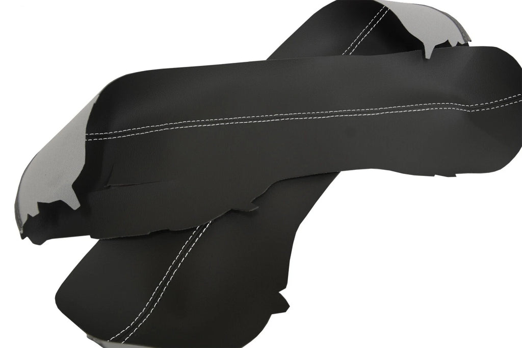 Leather Door Panel Armrest Cover for Acura TL (2009–2014) White Stitch