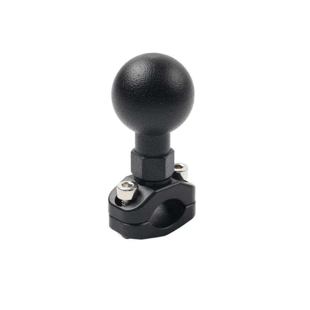Universal Motorcycle GPS Phone Holder Bracket Clamp Stand - Steel