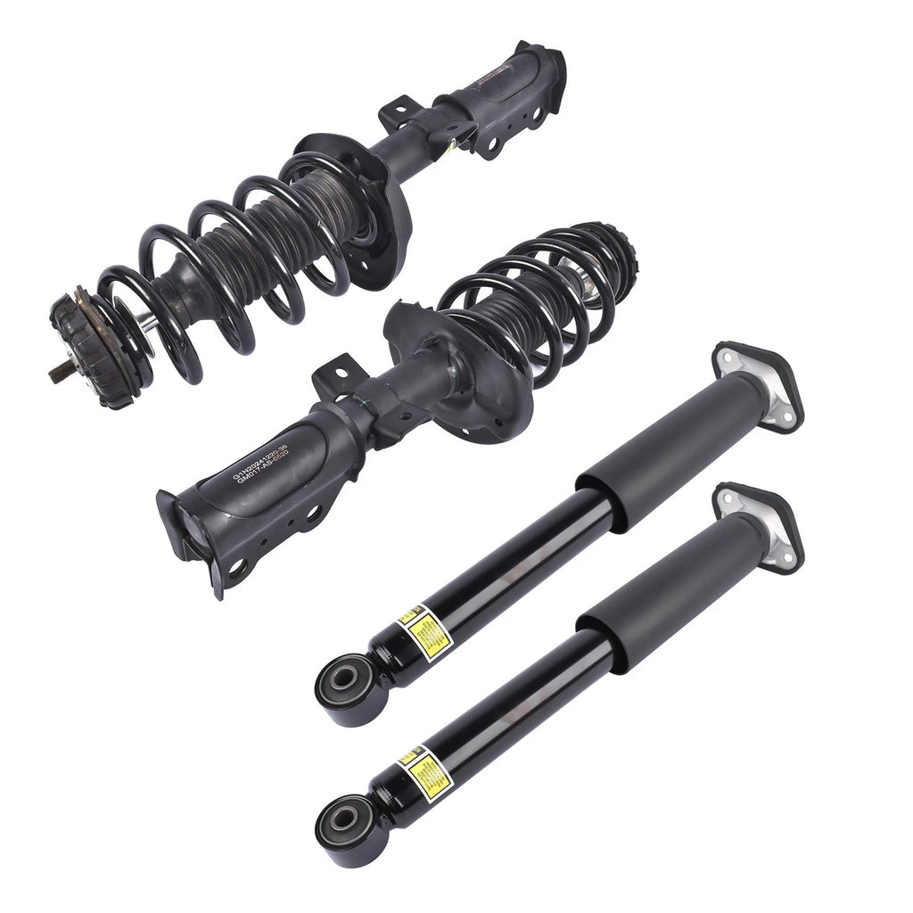 Set of 4 Strut & Spring Assemblies + Rear Shock Absorbers for Cadillac SRX (2004–2016)