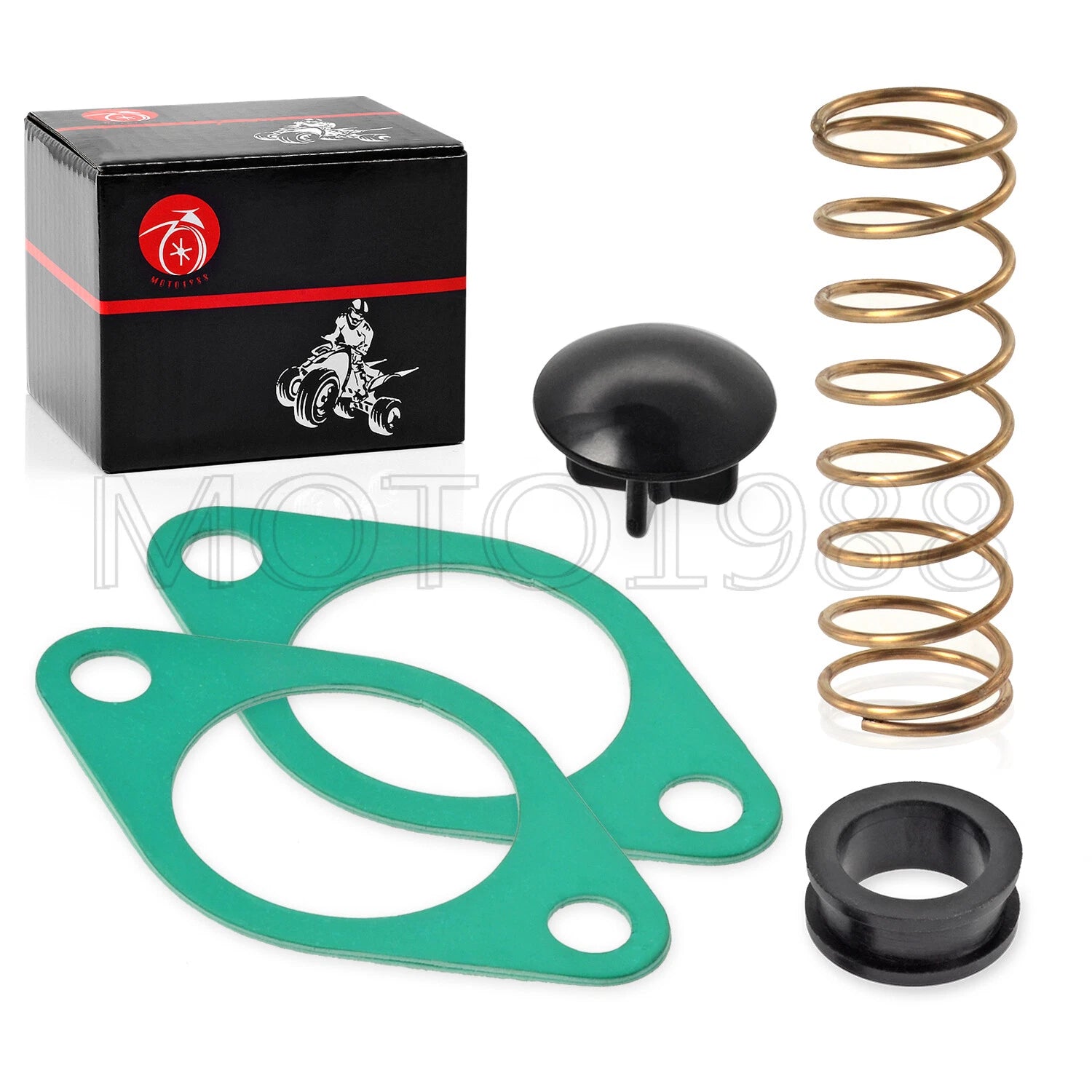 Pressure Control Valve Set with Spring Gasket & Grommet for Yamaha (60H-12416-00-00)