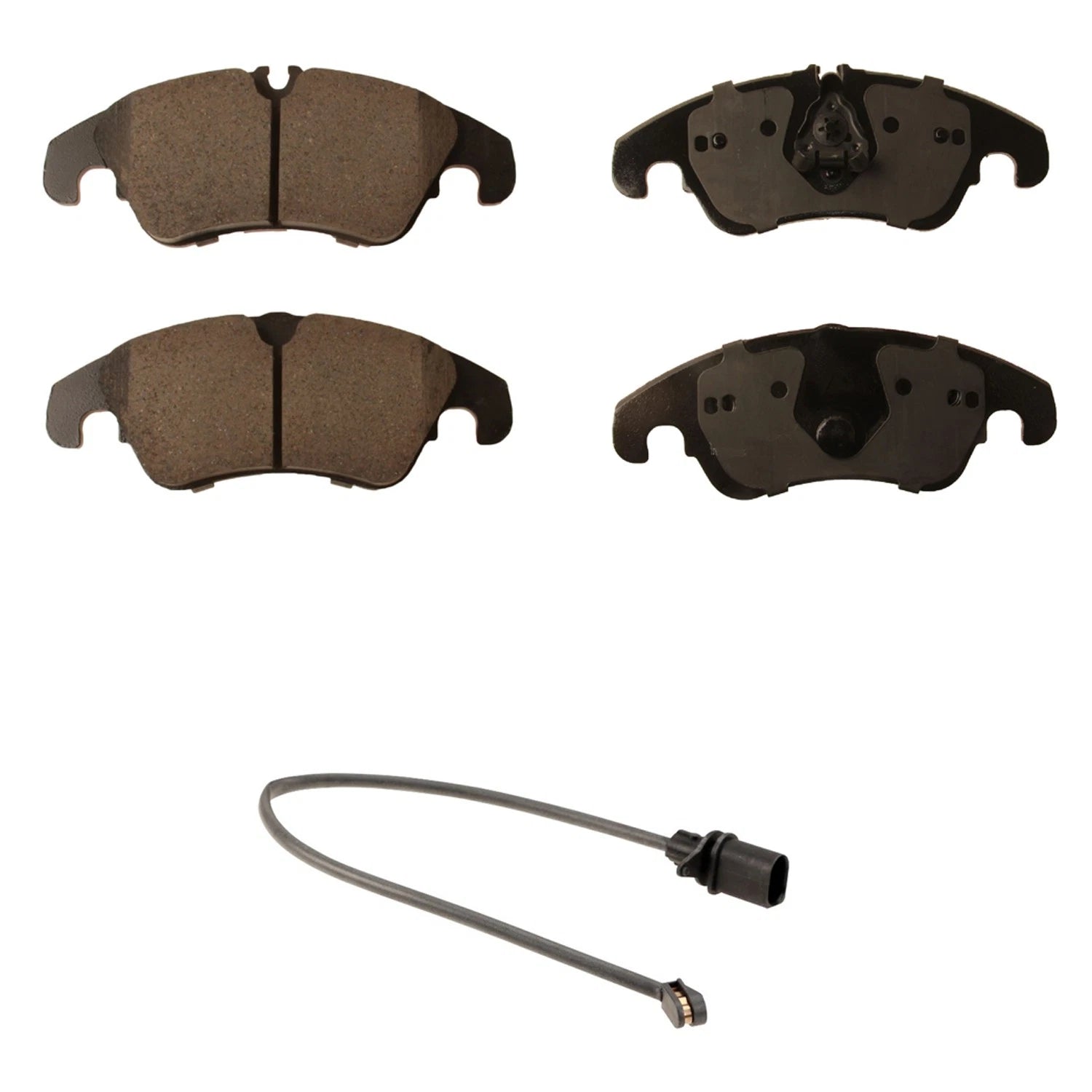 Hella Front Low-Met Disc Brake Pad w/Sensor Kit for Audi A4 S5 (2016–2017)