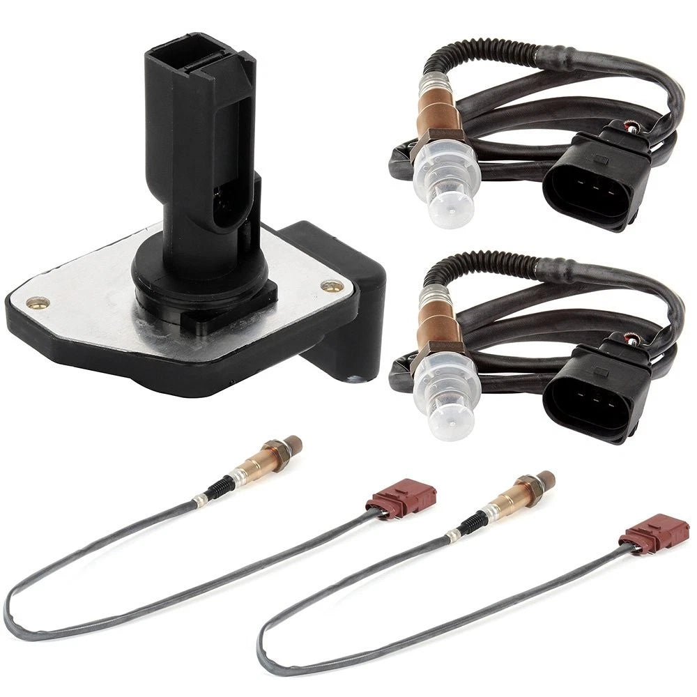 Mass Airflow Sensor & 4x Oxygen O2 Sensors for Audi A4 (2005)