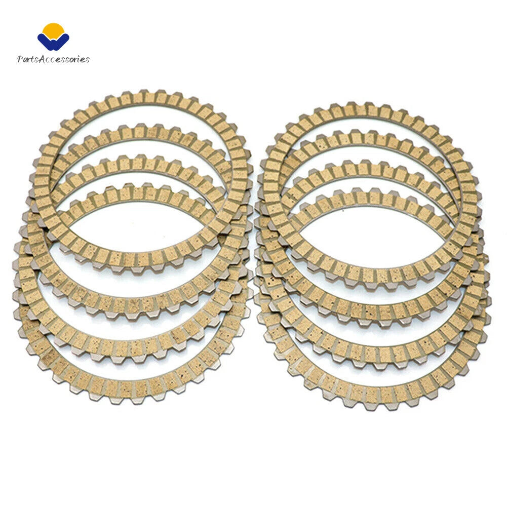 Set of 8 Clutch Plates for Harley Davidson XL883 XL1200 Sportster (1991–2011)