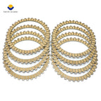 Set of 8 Clutch Plates for Harley Davidson XL883 XL1200 Sportster (1991–2011)