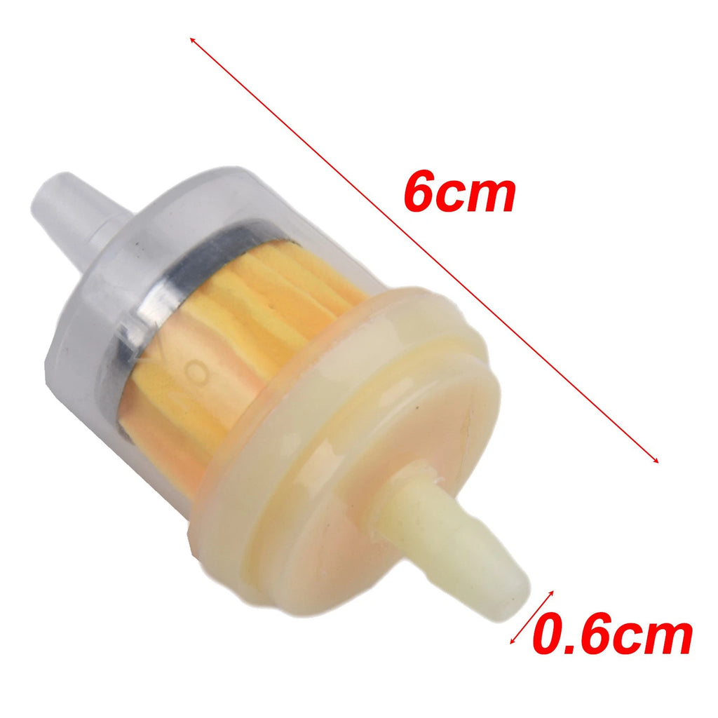 Fuel Filter for Motorcycle Scooter Moped ATV Quad (6mm Diameter)
