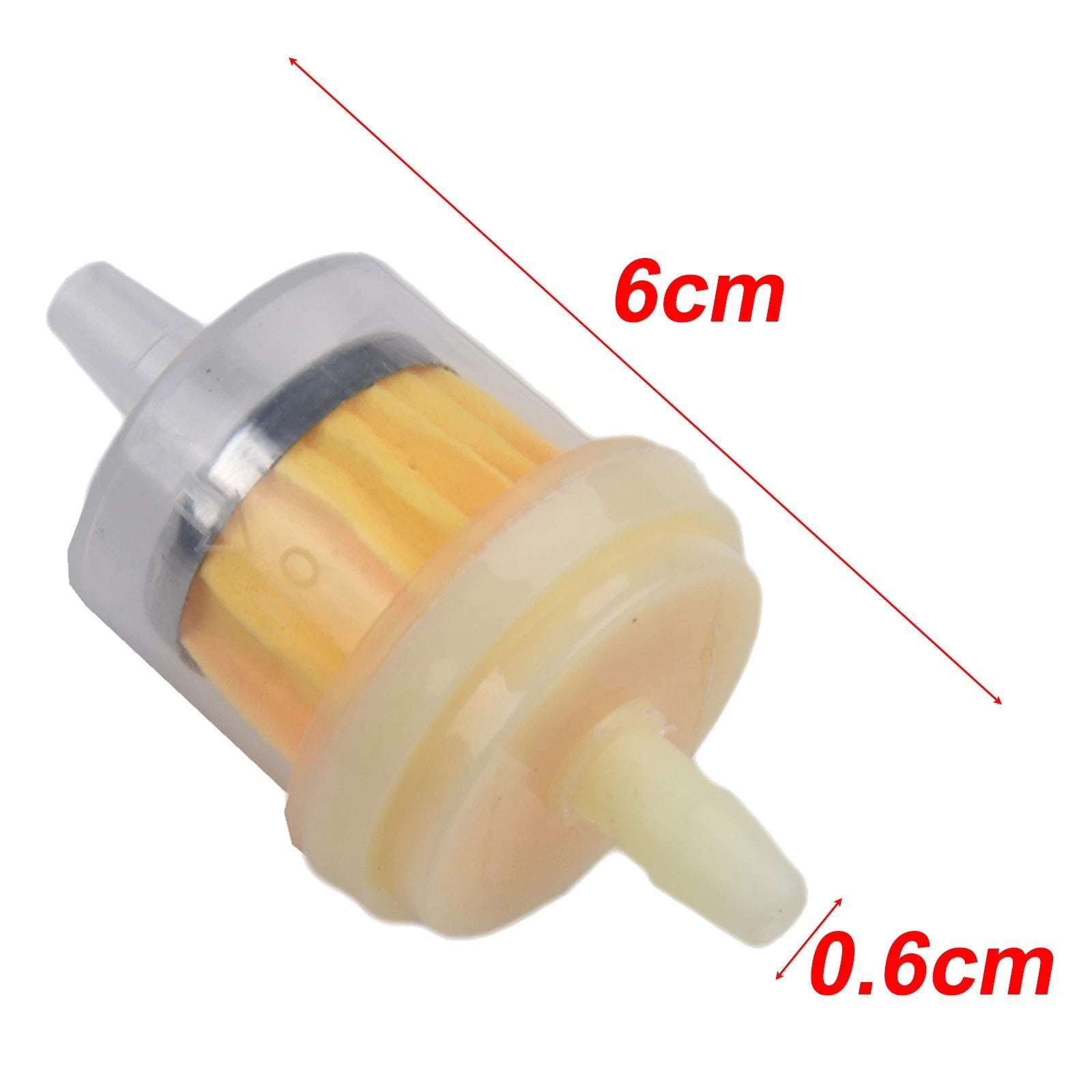 Fuel Filter for Motorcycle Scooter Moped ATV Quad (6mm Diameter)