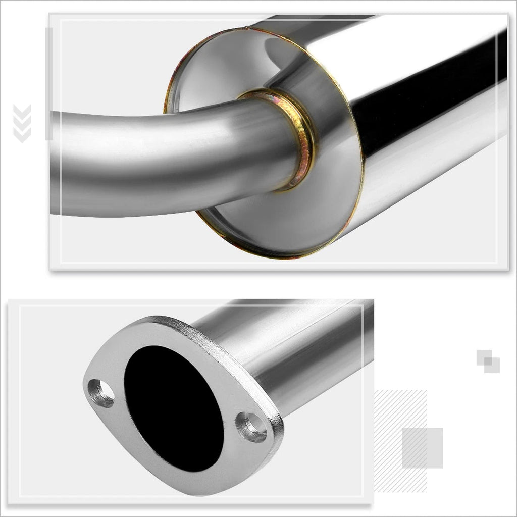 4.5" Muffler Tip for 95-99 Eclipse/Talon DOHC Stainless Steel Catback Exhaust