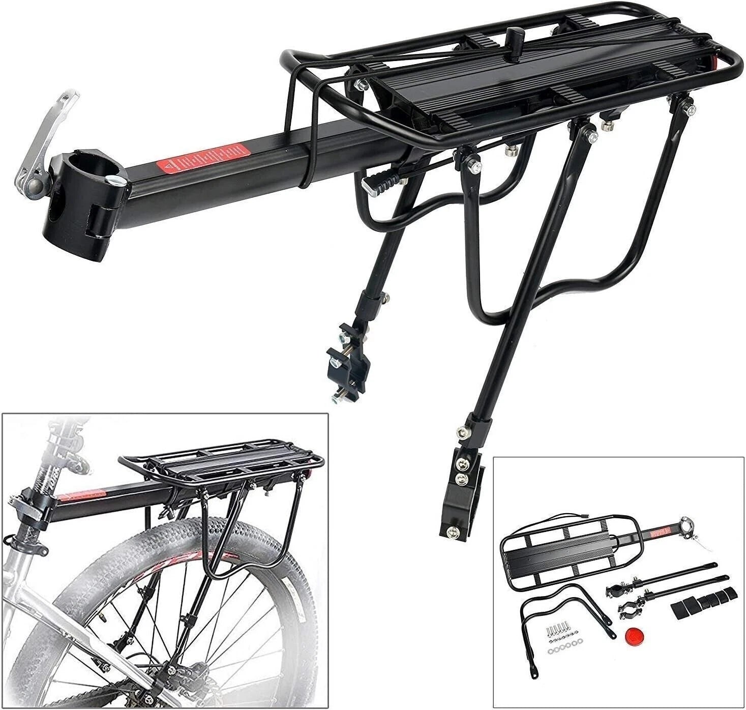 Rear Cargo Rack for Bicycle (Quick Release)