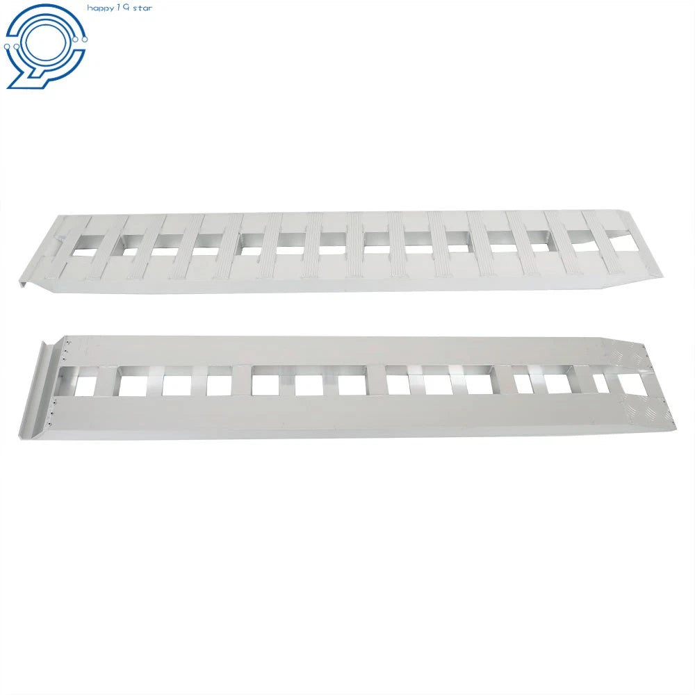 Set of 2 Aluminum Ramps for Car Trailer Truck (6000 lbs Capacity)