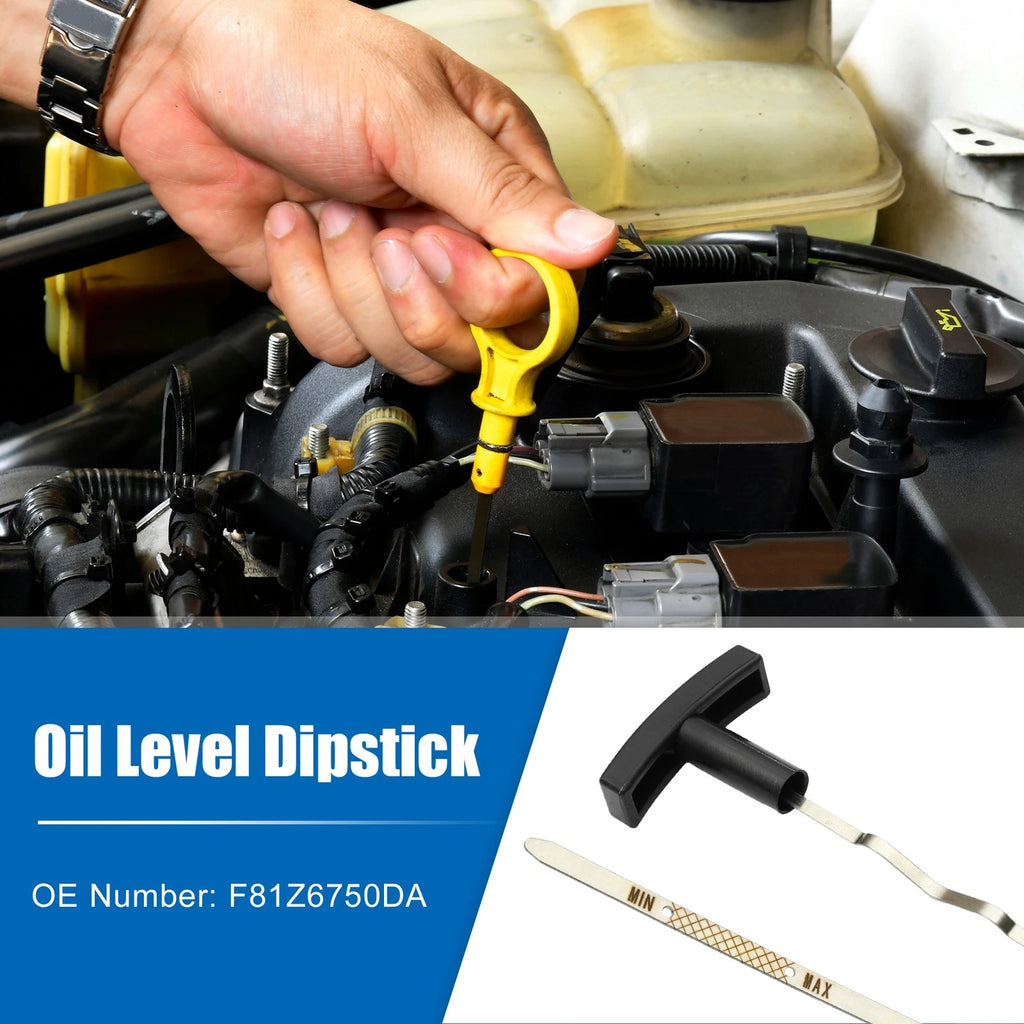 Engine Oil Fluid Level Dipstick for Ford E-350 Club Wagon (1990–1999) No.F81Z6750DA