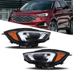 LED Headlight Assembly for Ford Edge (2019â2024) w/DRL Left+Right Side