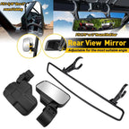 Roll Bar Center View Mirror + Side Mirrors for John Deere Gator (CX, TS, HPX, XUV, EXV)
