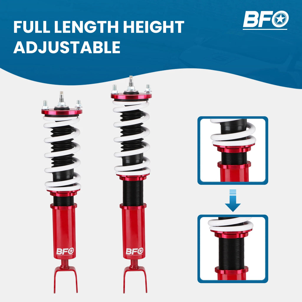 24 Way Adjustable Coilovers Suspension Kit for Honda Accord (2013–2017)