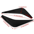 Rear Bumper Lower Air Diffuser Fins for Corvette C7 (2014–2020) Matte Black