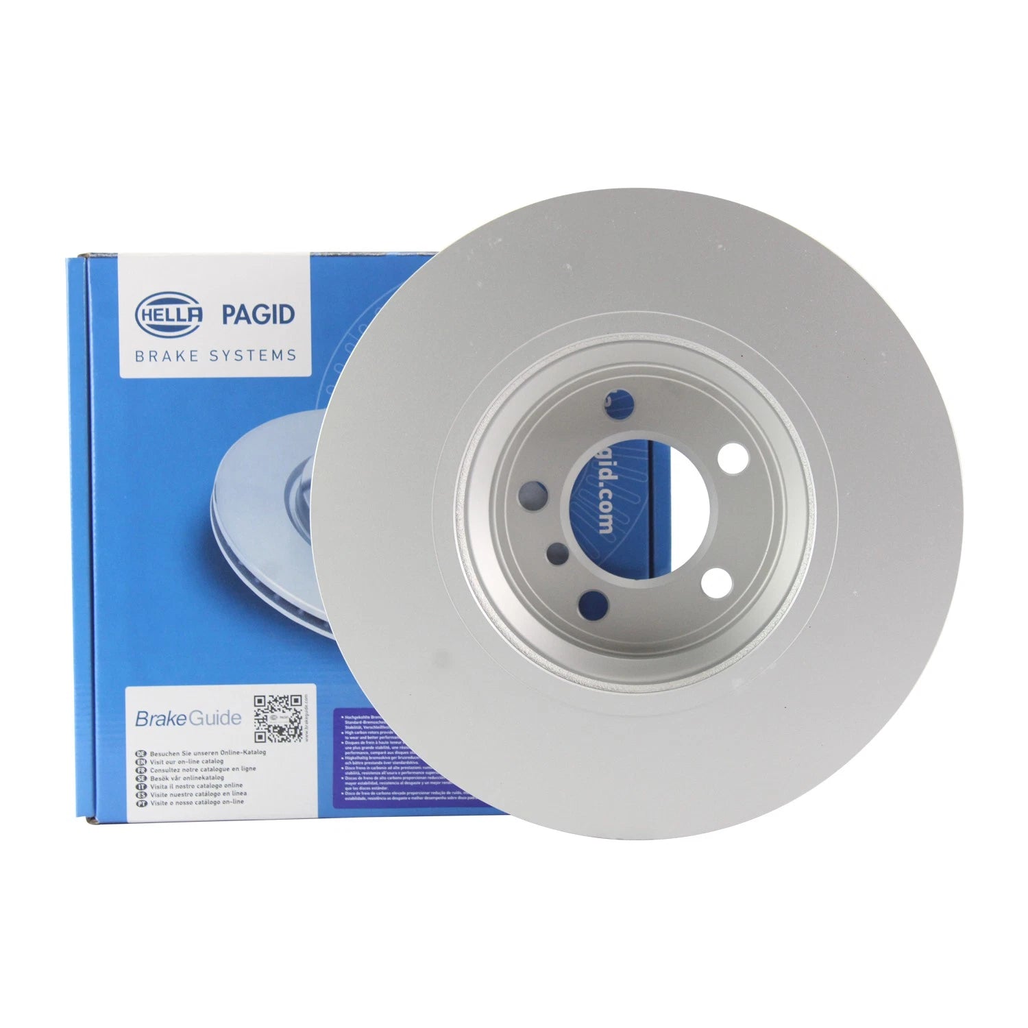 Hella 348mm Front Coated Vented Disc Brake Rotor for BMW E65 (2002–2008)