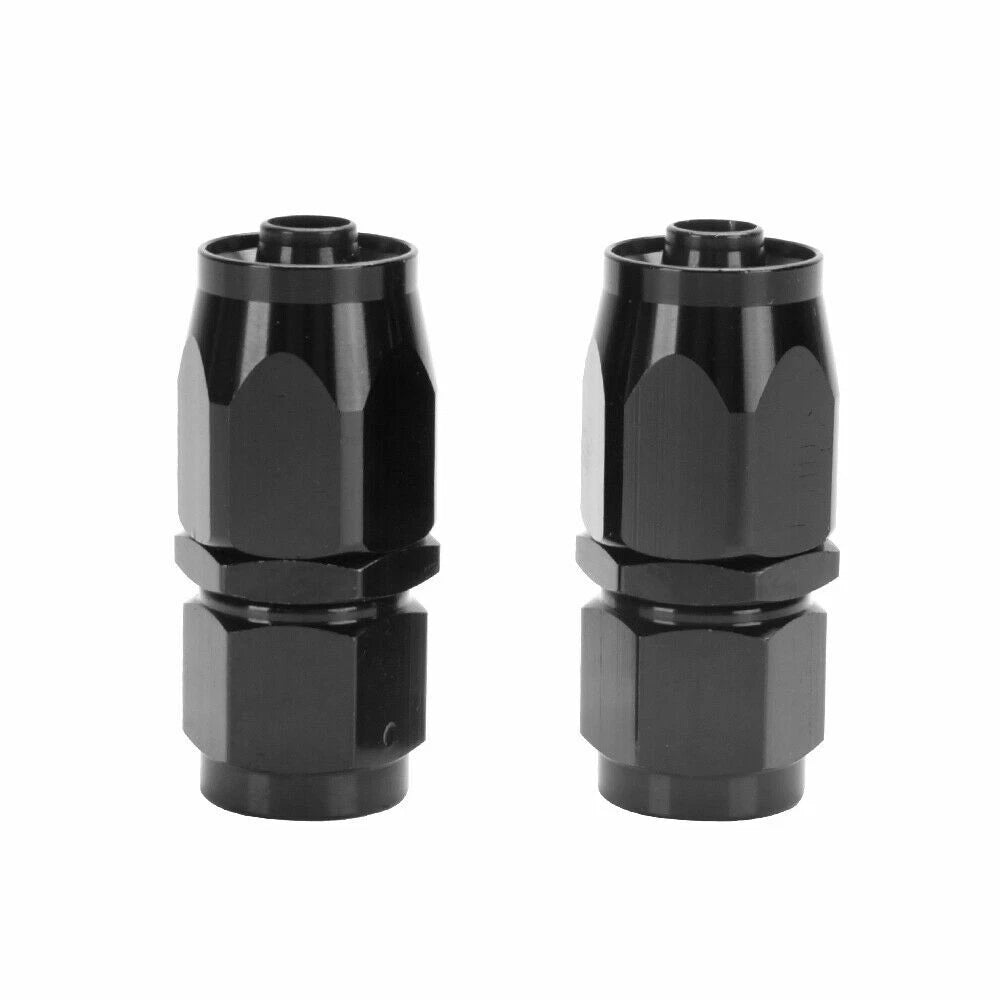10AN Black Straight Swivel Hose End Fitting for CPE Oil & Fuel Lines (2020–2025)