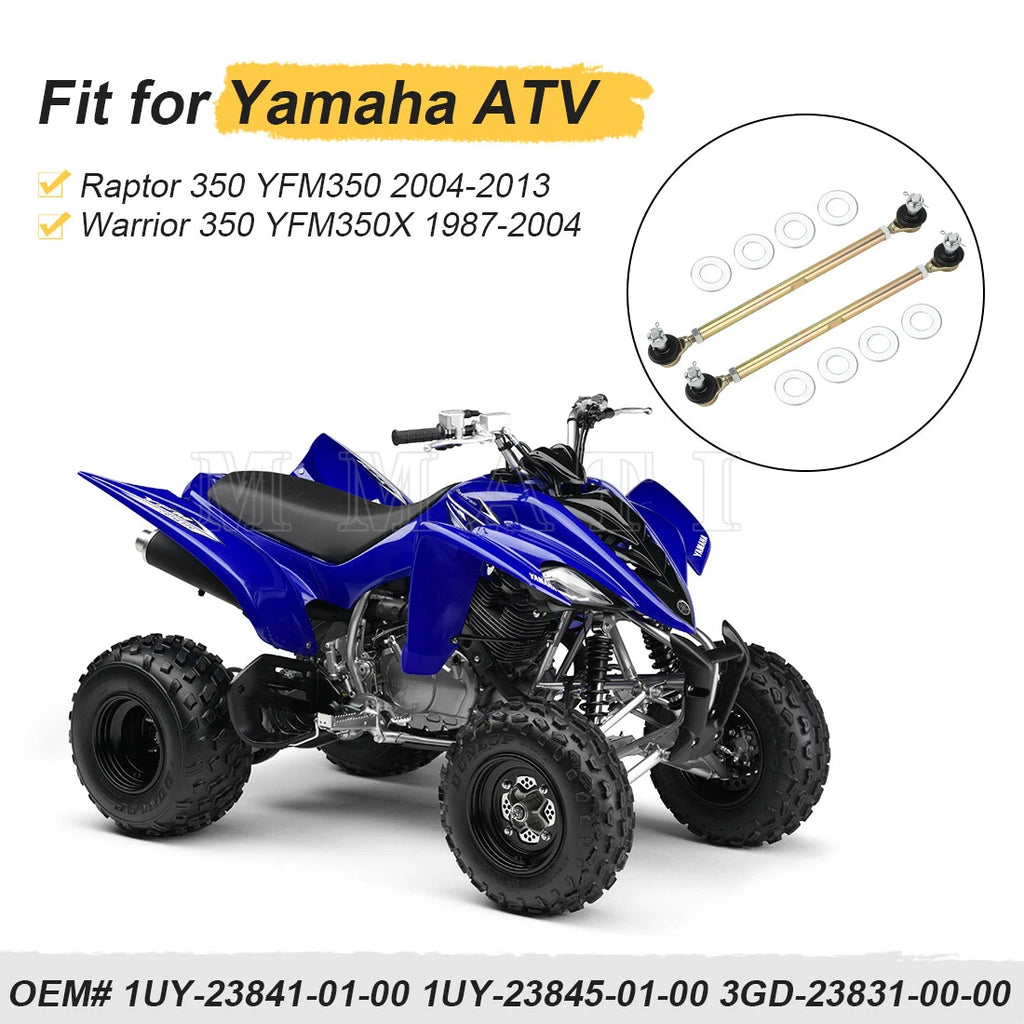 Tie Rod Ends Assy for Yamaha Raptor/Warrior 350 (1999–2005) 1UY-23841-01-00 1UY-23845-01-00