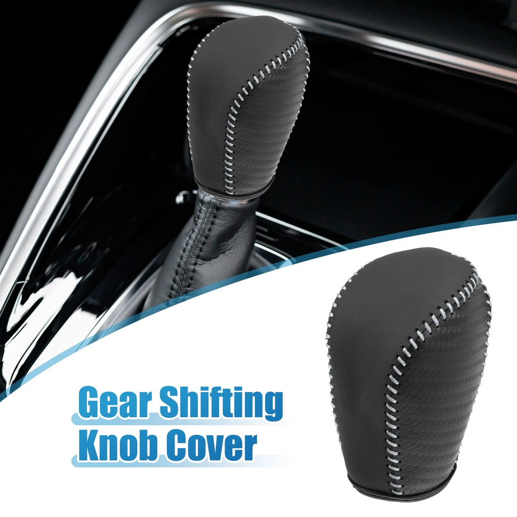Gear Shifting Knob Cover Trim for Honda Civic (2016–2021) Black Gray
