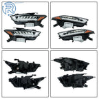 Pair of LED Headlights for Nissan Maxima (2019–2021) Driver & Passenger Side Chrome