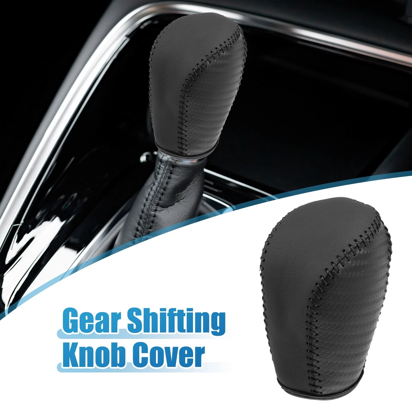Gear Shifting Knob Cover Trim for Honda Civic 10th Gen (2016–2021) Black