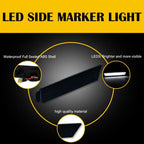 Front LED Side Marker Lights for Chevy Camaro (2010–2015) Smoke White