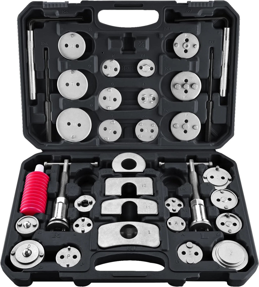 35Pc Brake Pad Caliper Piston Rewind Tool Kit for Universal Cars