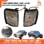 Crystal Lens Black Front Corner Signal Light for Holden Rodeo TF (97-01)