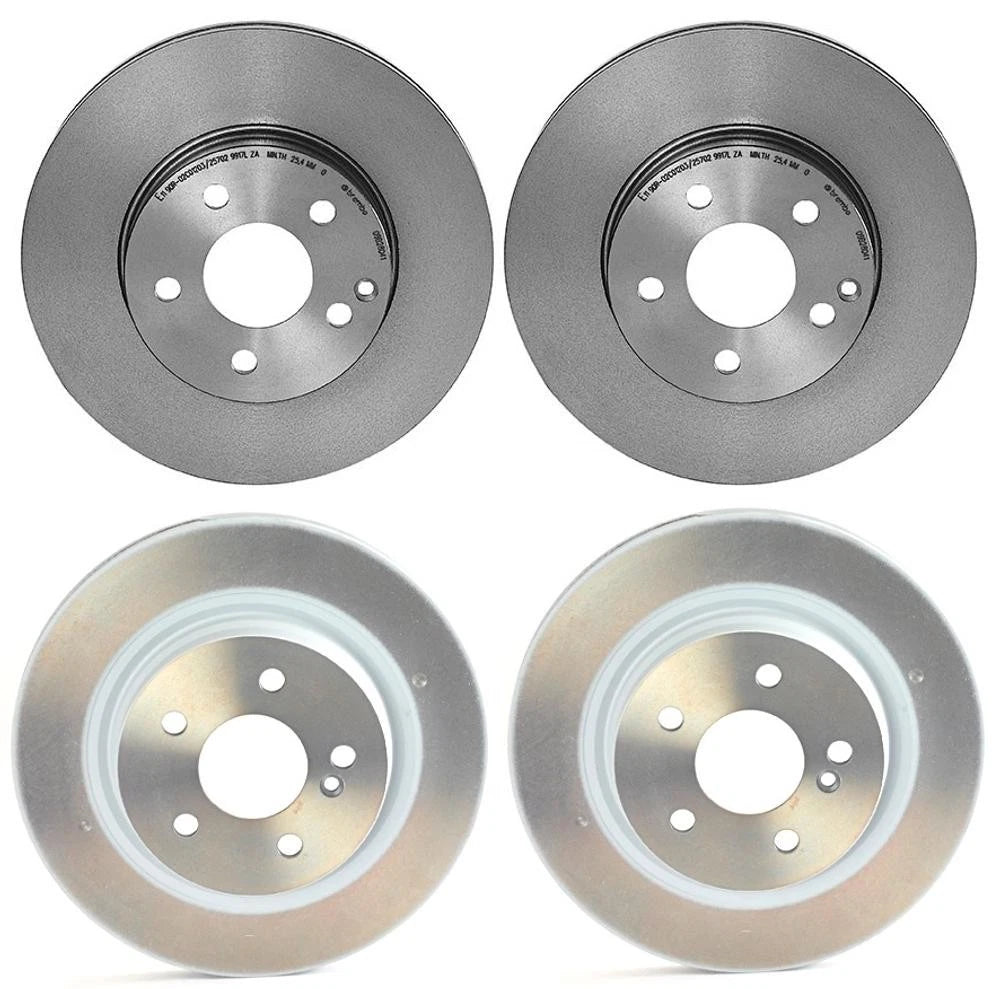 Brembo Brake Disc Rotors Kit for MB W204 C250 (295mm Front, 300mm Rear)