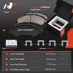 Drilled Rotors & Brake Pads & Wheel Hub Bearings for Nissan