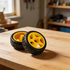 Dual-Shaft Geared DC Motor Kit for Smart Remote-Controlled Cars (3-6V)