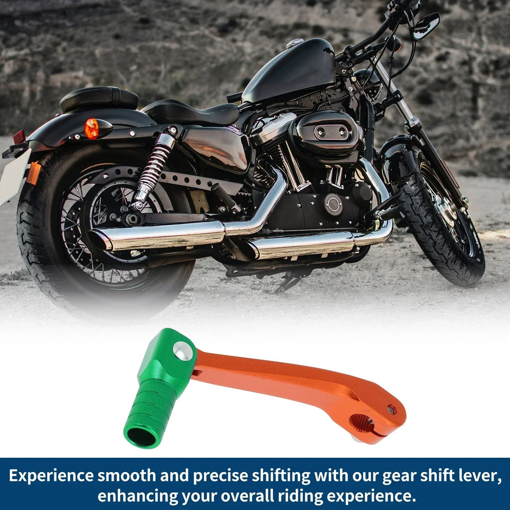 Folding Motorcycle Gear Shifter Lever for Honda CRF150F (2003-2017) Orange Green