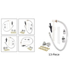 Marine Pump Kit for Outboard Motor (3/8 Inch, 8mm Adapter Included)