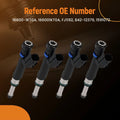 Set of 4 Fuel Injectors for Nissan Versa 1.6L (2019) 16600-1KT0A