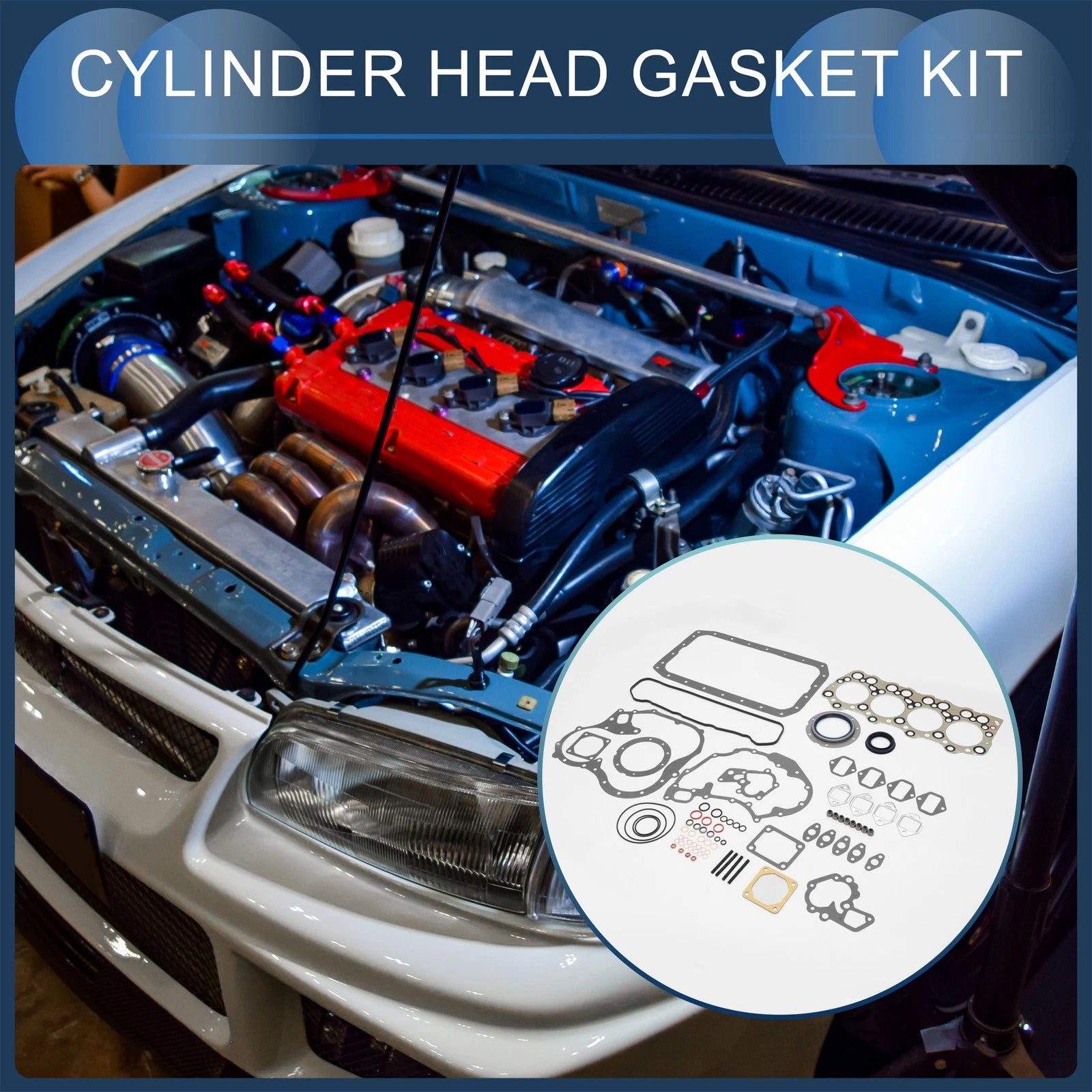 Cylinder Head Gasket Kit No.ME999663 for Mitsubishi 4D31 (FE3)