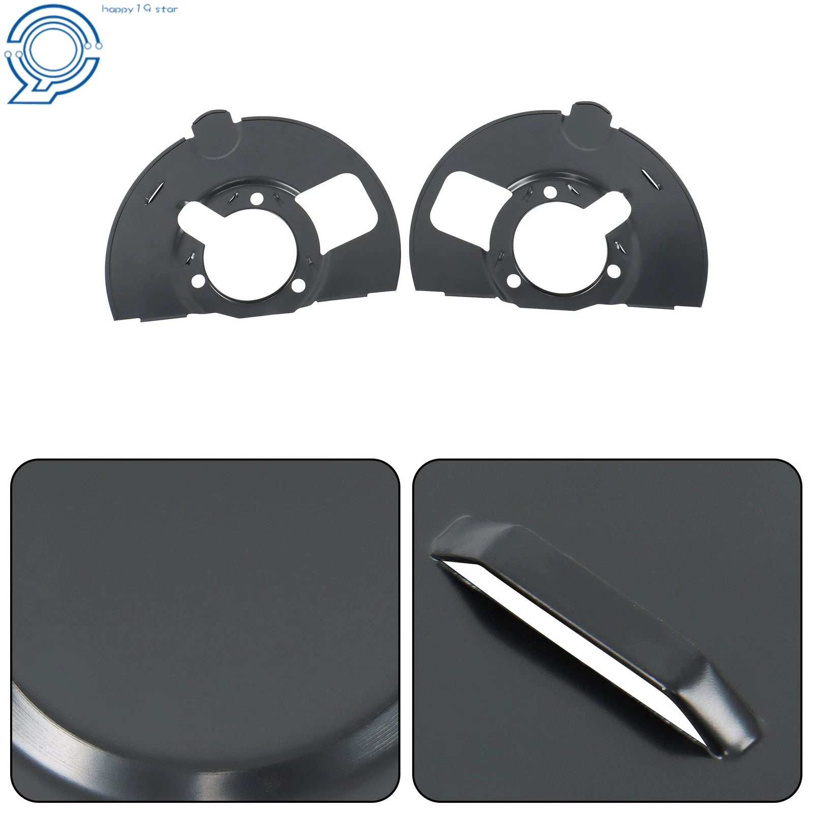 Set of 2 Front Brake Dust Shields for GMC Yukon XL (2015–2020)