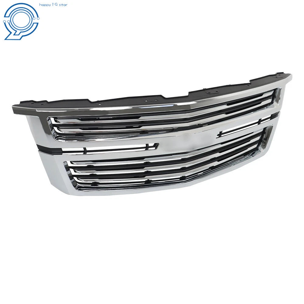 Chrome Front Upper Grille for Chevy Tahoe/Suburban LTZ (2015-2020)