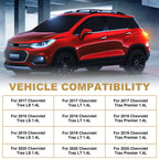 Black and Chrome Bumper Grille for Chevrolet Trax (2017–2020)